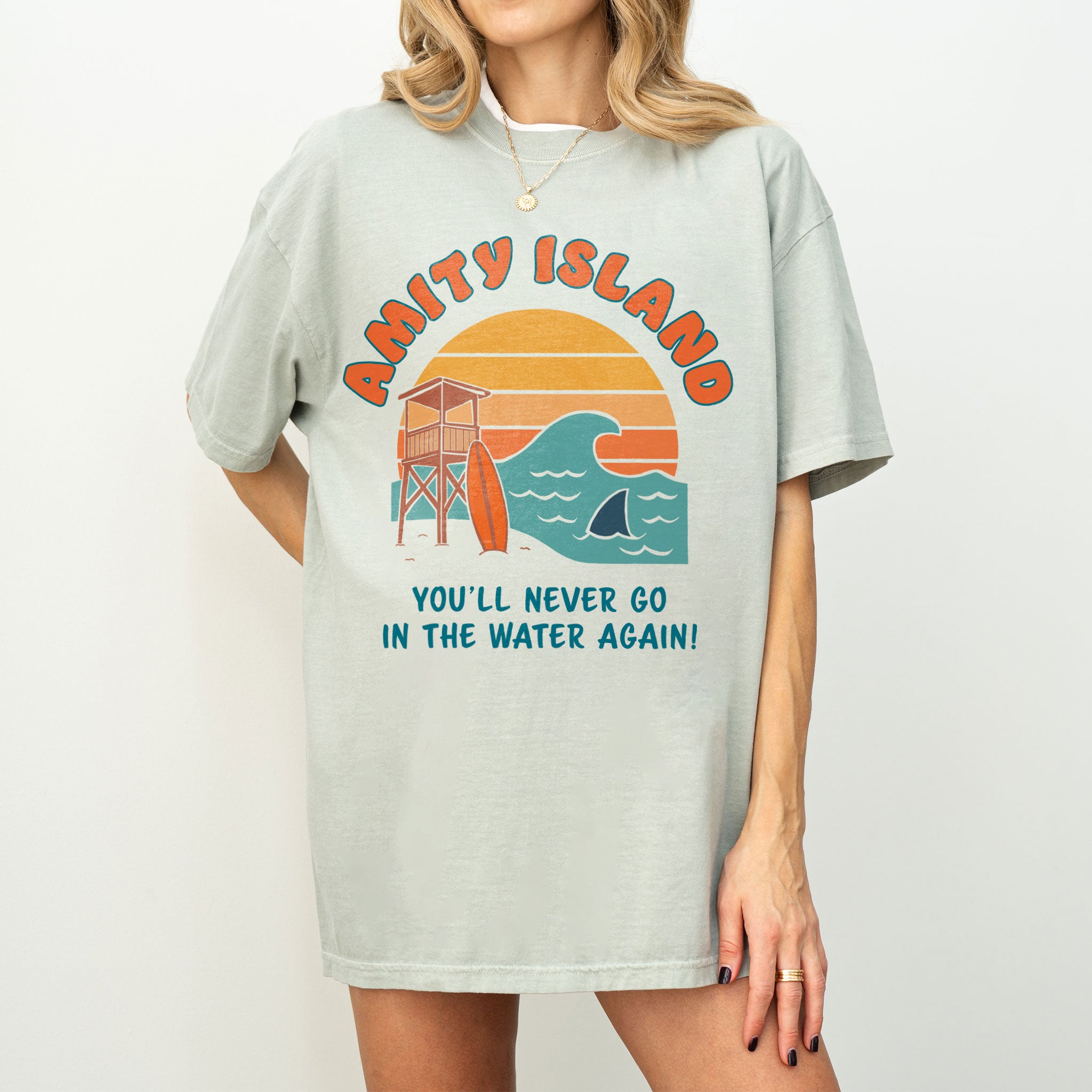 camiseta cine amity island